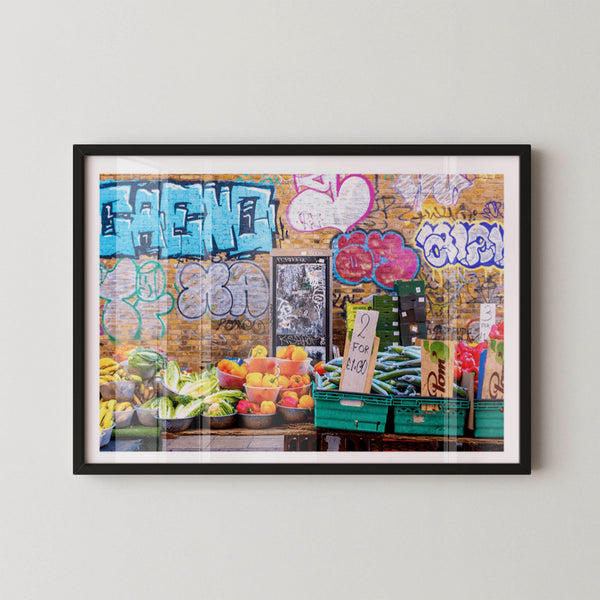 Peckham Fruit Stall, London. 2021