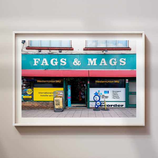 Fags and Mags, London. 2020