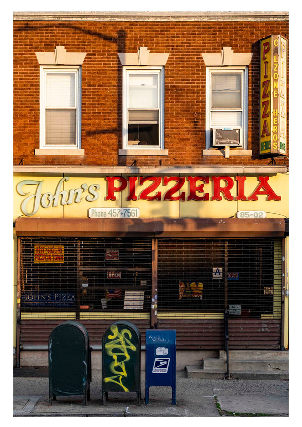 John's Pizza, Queens, NYC. A2. Edition of 12.