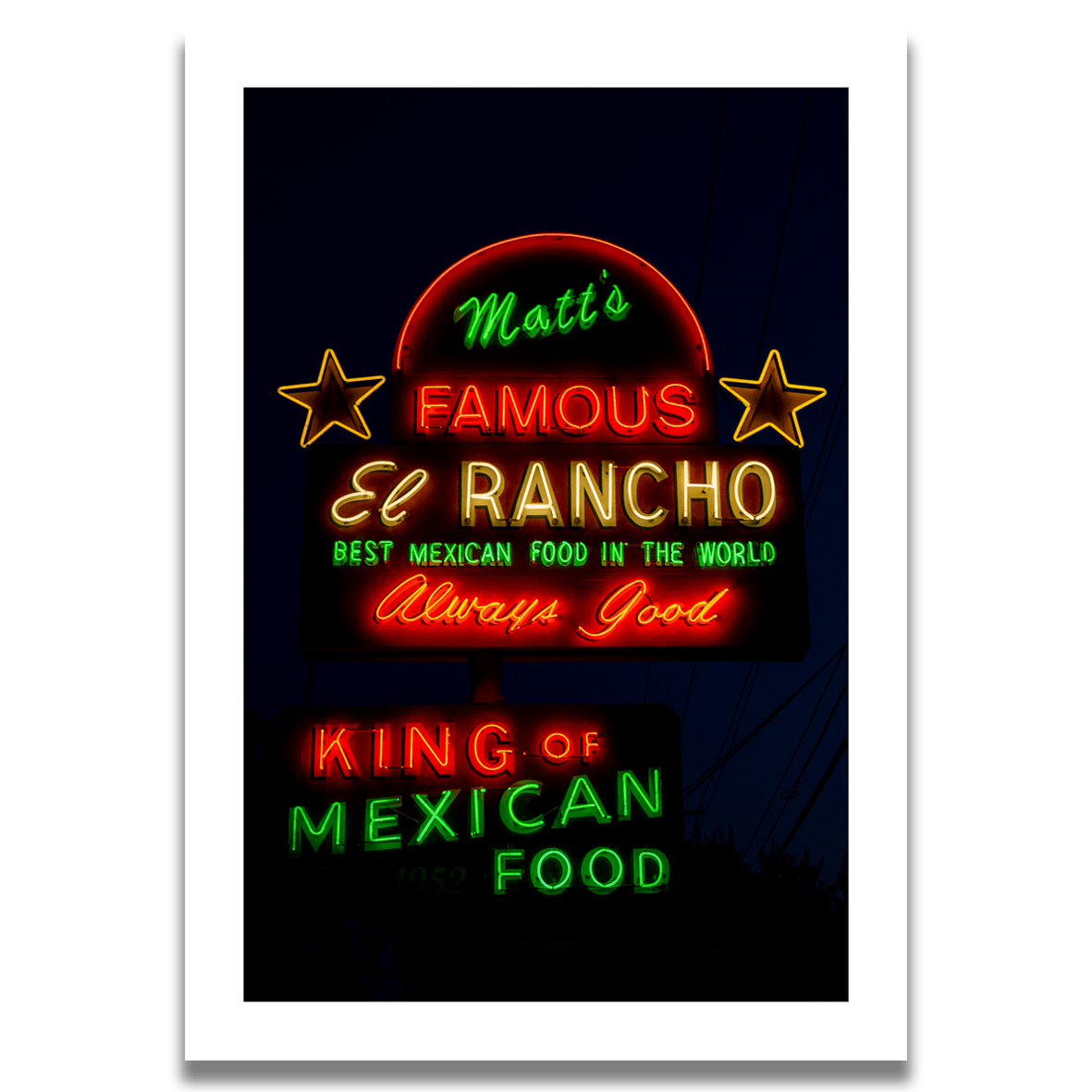 El Rancho, Austin - Hidden Signs Fine Art Photography by Samuel Ryde ...