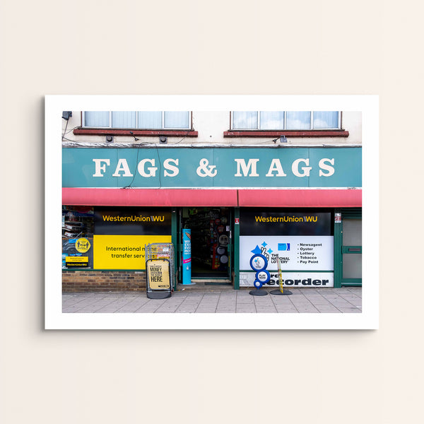 Fags and Mags, London. 2020
