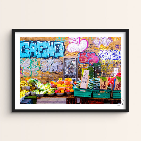 Peckham Fruit Stall, London. 2021