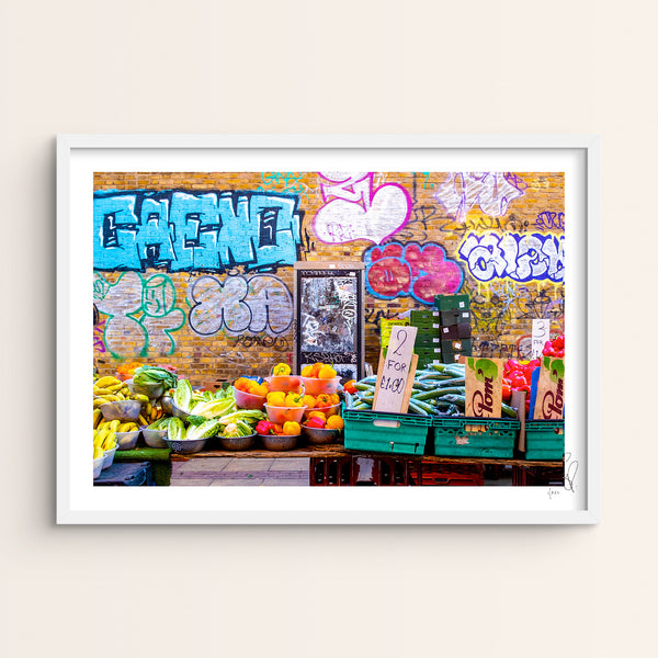 Peckham Fruit Stall, London. 2021