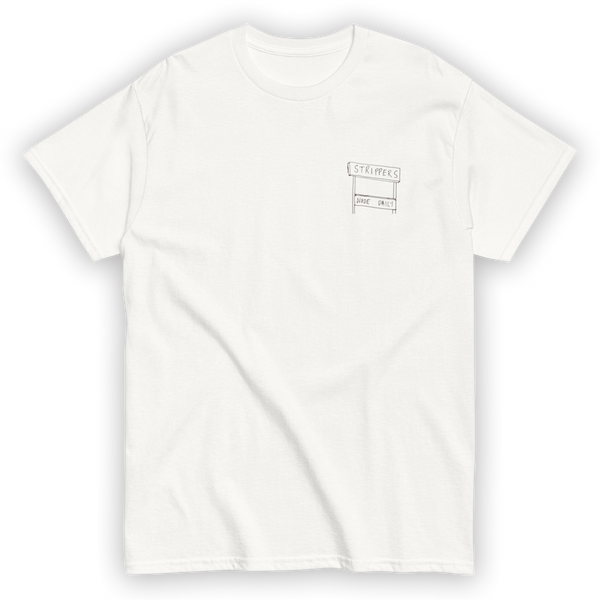 Vegas Stripper Tee - White